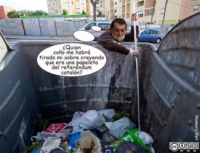 basura papeleta