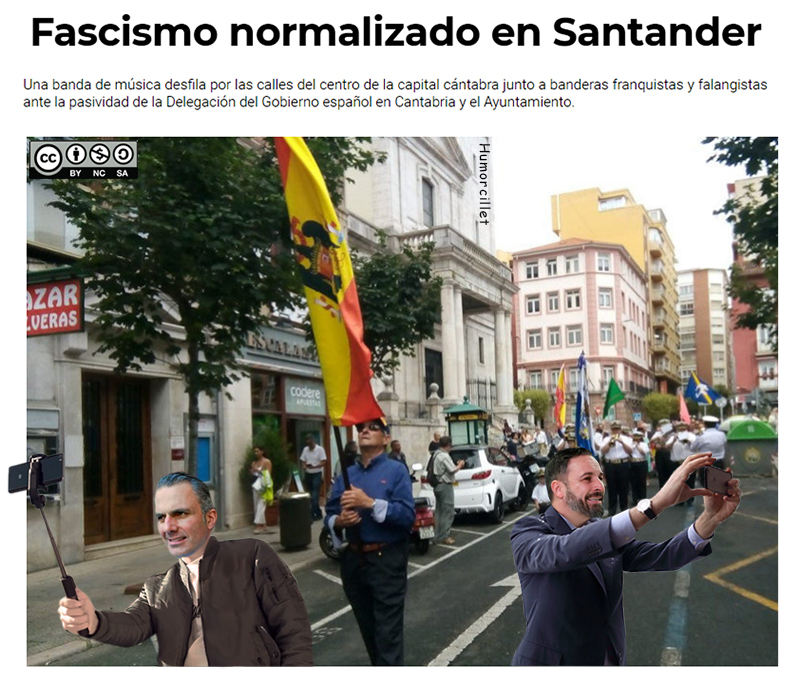 selfie franquista