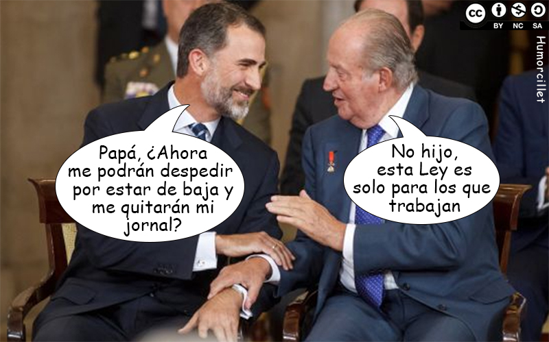 Felipe VI despido