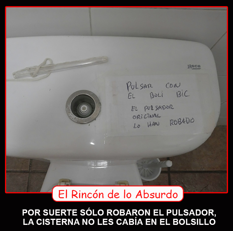 RINCON ABSURDO PULSADOR WATER