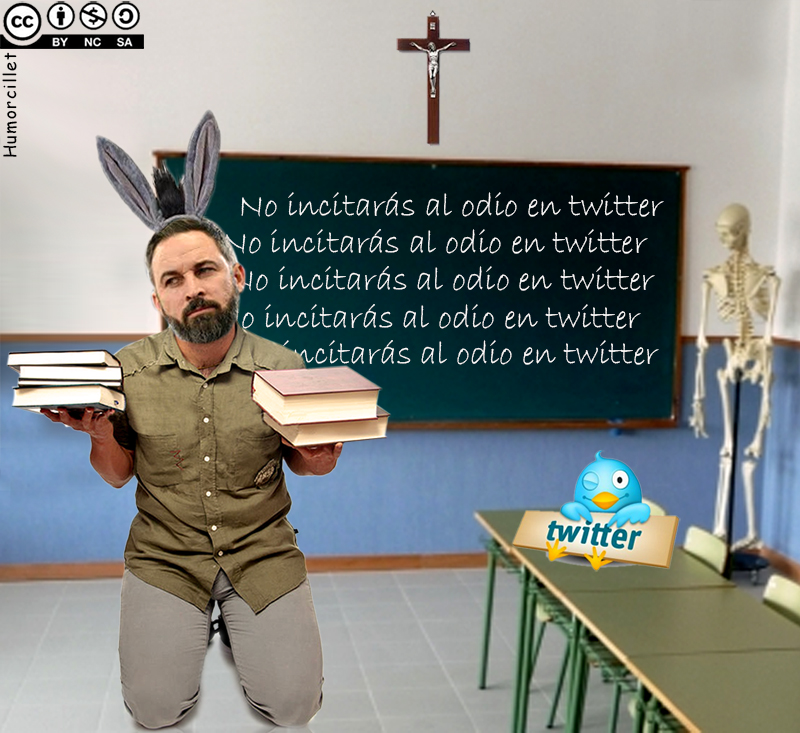 abascal castigado twitter
