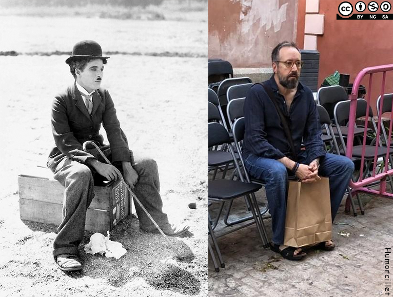 parecido asombroso chaplin girauta