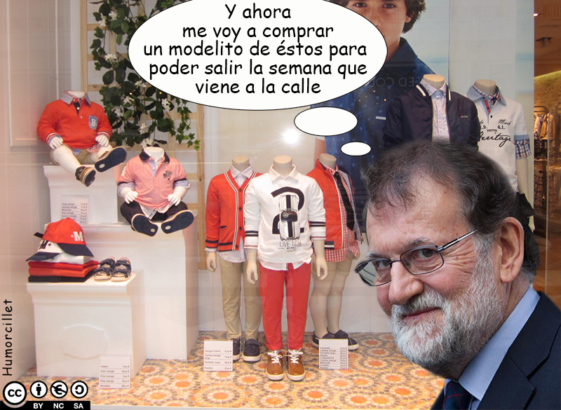 rajoy a la calle