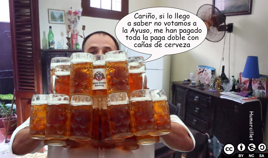 Ayuso y su País de la caña&nbsp;libre