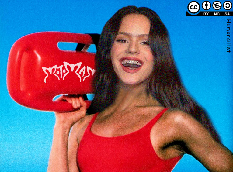 Rosalía en bañador&nbsp;rojo