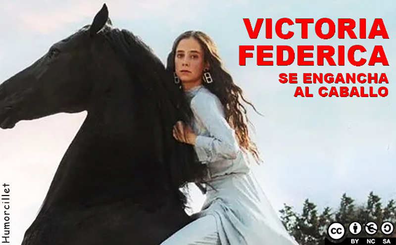 Victoria Federica se engancha al&nbsp;caballo
