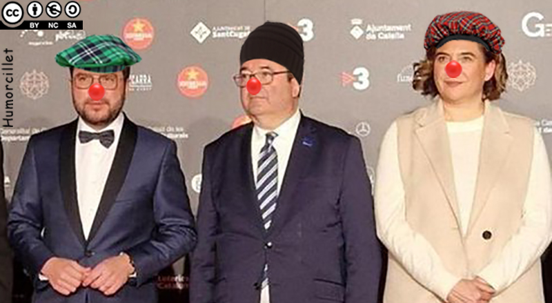 Homenaje a Tricicle en la entrega de los Premios&nbsp;Gaudí