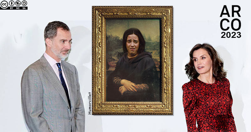 Felipe VI, Letizia y Victoria Federica en ARCO&nbsp;2023