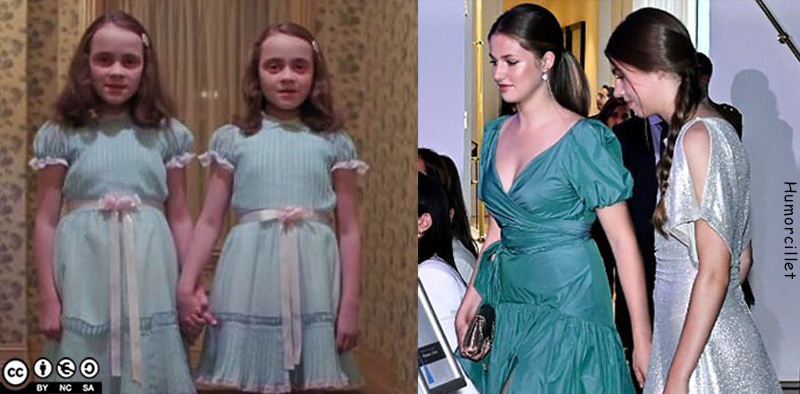 Sofía y Leonor en «El&nbsp;Resplandor»