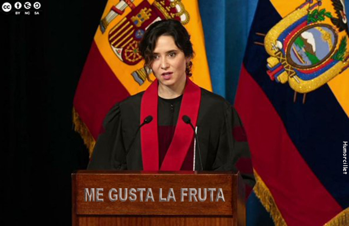 Ayuso, investida Doctor Honoris Causa por la Universidad de&nbsp;Quito