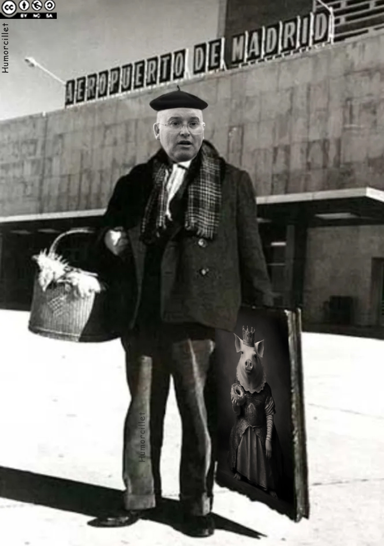 Puede ser una ilustración de sobretodo, monumento y texto