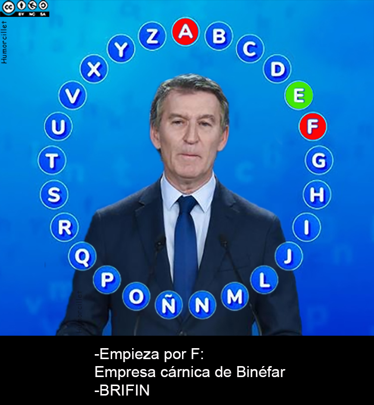 Puede ser una imagen de texto que dice "A z B Y X U T D E f F G S R R H N M N -Empieza por F: Empresa cárnica de Binéfar -BRIFIN"